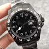 Relógio masculino de alta qualidade, movimento automático especial, função real, mostrador preto, pulseira inoxidável 316, 265w