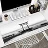 Mouse Pads Wrist Rests Large Black White Gaming Mouse Pad XXL Mousepad Pc Gamer Mouse Mat 90x40CM Desk Mat Mausepad Keyboard Table Mat Computer Deskpad T230215