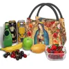 スーツケーススーツケース私たちのグアダルーペの聖母マリア断熱ランチバッグ女性カトリックメキシコポスター復活可能な旅行保管食事