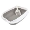 Other Cat Supplies Litter Box Pet Toilet Anti Pan Splashing Kitten s Potty Training Bedpan Basin Sided Open High Non Stick Dog Toilette 230216