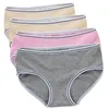 Höschen 4 Teile/los Teenager Mädchen Baumwolle Boxer Unterwäsche Weiche Atmungsaktive Briefs Junges Mädchen Panty Solide Kinder Unterhose ClothesPanties