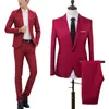 Мужские костюмы EST Design 2 ПК/SET MEN SLIM FIT FIRT FORUAL BUSINST LOUXEDOS костюмы.