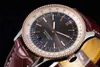 TF Factory 41 mm Aviation Watch Męskie zegarki 2824 W pełni automatyczne ruchy mechaniczne Sapphire Mirror Wodoodporne Luminous C5