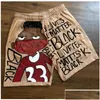 Männer Shorts 2022 Designer Herren Sommer Dstring Cartoon Gedruckt Sweat Trend Baumwolle Capris Casual Plus Größe Kleidung Drop Lieferung Appa Dhxkx