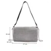 Plunjezakken 2023 strass handtas dames tas diamanten schoudertasje dames vrouwelijk crossbody glanzende diamant