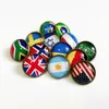 Partys Jamaica National Flag Brooch Кубка чемпионата футбола футбольный брошь высокого класса Банкетная вечеринка украшение хрусталь