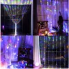 Strings USB 3 2,8M Kurtyna LED Light Light Fairy 8 tryb