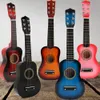 Drums Percussion 21 Inch 6 Strings Acoustic Guitar Small Size Musical Instruments Wooden Classical Ukulele Toys Early Education For Kids Beginner 230216