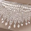 Wedding Hair Jewelry Trendy Srebrny kolor Tiaras Crystal Queen Big Crown Bridal Tiara Kobiet konkurs 230216