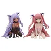 Anime Manga 13CM Anime Action Figure Two-dimensional girl Sexy Swimsuit LuLu Seated Face Swap Model PVC Collection Toys Static Doll With BoxJ230215