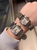 U1 Top AAA Classic Watch Edelstahl Quarz Uhren für Frauen Männer Armband Senioren Tank Serie Armbanduhren Paare Römische Zahl Uhren Geometrische Square Clock