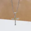 Cross Necklace Fashion Popular X New Line Pendant Retro Män och kvinnor kan bära halsband