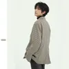 Herenpakken blazers Koreaanse stijl vintage plaid casual pak 2023 lente en herfst kantoor zwart/witte jas heren jas blazersmen