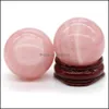 Pietra 30Mm Sciolto Reiki Guarigione Chakra Quarzo Rosa Naturale Cristalli Minerali Pietre Preziose Mano Pezzo Accessori Decorazione Della Casa Buono Gif Dhqe8