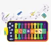 الطبول الإيقاع التعلم تعليم الأدوات الموسيقية الموسيقية صف المفاتيح لوحة مفاتيح MATED MAT INFANT LITNES