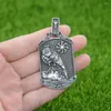 Pendentif Colliers Aigle Slave Kolovrat Amulette Bijoux Viking Runes Algiz Fermoir Vintage Collier Hommes Talisman