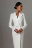 Womens Two Piece Pants One Formal Women Suit Blazer Dress Double Breasted Mother of the Bride Business Causal Commuter Wear Tailored