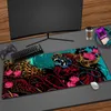 Tapis de souris Repose-poignets Éléments de style chinois Tapis de souris de jeu Grand 900x400mm Anime Tapis de souris Accessoires de jeu Clavier Tapis Dragon Tapis de jeu de bureau T230215