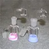Hookah Glass Ash Catcher With quartz banger Female Male 14mm 18mm Joint Ashcatcher bong Silicone Container