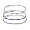 Pulseras con dijes ELESHE Tenis de plata esterlina 925 para mujeres con cadena de eslabones de circonio cúbico Antialergia Sterlingsilverjewelry 230215