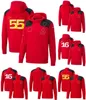 F1 Hoodie 2023 Nieuwe Formule 1 Team Hoodie Heren Casual Mode Sweatshirt met capuchon Dezelfde stijl Racecoureur Tops Fans Jersey Op maat