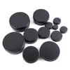 Quality Empty Jars Bottles Black Round Aluminum Tin Cans Screw Lids Metal Lip Balm Box Cosmetic Containers Storage Organization