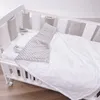 Полезы для кроватей 10 шт. Родившийся кровать забор для кровати детская кроватка бампер-защищенная хлопчатобумажная кроватка Барьер Барьер для прикроватной подушки для прикроватной подушки анти-курорта 230216