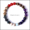 Bracelets de charme Mélanger et assortir Lots assortis Perles de pierre Bracelet Femmes Hommes Yoga Main Chaîne Bijoux Amitié Cadeau Drop Delivery Dhv16