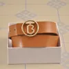 Men Premium Cowhide Belt Fashion Vintage Solid Color Embossed Alphabet Buckle Women Belts Top Designer Casual Belt Width 3.8cm Wholesale