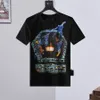 plein bear tシャツメンズデザイナーtシャツブランド服ラインストーンスカルメンズtシャツクラシック高品質ヒップホップストリートtシャツカジュアルトップtシャツpb