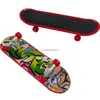 Nieuwheidspellen 10 stks/Lot aluminium legering mini vinger skateboards Unti-Smooth Boys Toy Finger Skate Tech Truck Feest Geschenken 230216