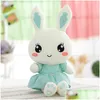 Fyllda plyschdjur Söt som bär klädkanin Toys Bunny PP Cotton Rabbits Dolls Kids Birthday Presents 2 Colors Drop Delivery Dhszy