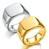 Wedding Rings Luxury Vintage Elegant Big 2023 Trend Silver Gold Color Chunky Ringing Men Balck For Party