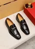 Nieuwe 2023 Designer Heren Party Business Dress Shoes Echt lederen slip op Loafers Brand Formele Oxfords Heren Leisure Fashion Flats Maat 38-45