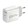Snabbladdning 20W snabba USB -laddare Typ C PD Snabbladdning f￶r iPhone EU US Plug USB -laddare med QC 3.0 Telefonladdare