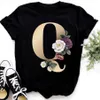 Maglietta girocollo lettera t-shirt Estate Uomo Donna A-Z stampato Mans top teesblack T-shirt Tee designer Moda casual Manica corta Tees magliette