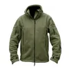 Men's Jackets Winter Airsoft Military Jacket Men Fleece Tactical Army Green Jacket Thermal Hooded Jacket Coat Autumn Outerwear Mens Clothing 230215