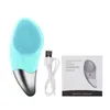 Outil de soins de la peau nettoyant pour le visage épurateur en silicone Sonic pour le nettoyage et l'exfoliation nettoyant cible clarisonic USB rechargeable reddit