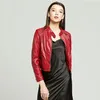 Womens Leather Faux Leather Olomm OC NF7006E Womens Clothing Fake Leather Matte Coat Top Quality DHL 230216