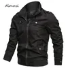 Giacche da uomo DIMUSI Autunno Uomo Bomber Giubbotti Casual Maschile Esercito Militare Giacche Uomo Cotone Slim Outwear Giacca a vento Cappotti da baseball Abbigliamento 230215