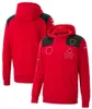 2023 Neues F1 -Team Hoodie Formel 1 Offizielle Website Racing Hoodie Spring- und Herbst Herbst Casual Reißverschluss Sweatshirt Kapuze -Schweiß -Customi321a