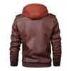 Pelliccia da uomo Fucido 2023 MOTORE IN PETTA S PU Winter Biker Dimensione Europer Dimensione Autunno Calda Calda Canna Uomini 6XL 230216