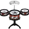 ドラムパーカッションチルドレンジャズドラムトラムシンバルスティックロックセットミュージカルハンドドラムキッズdiy面白いドラムギフト教育玩具230216