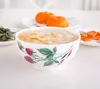 Bowls 4.5 / 5inch Bone China Salad Bowl Succulent Painting Ceramic Japanese Soup Small Sauce Lunch Box Healthy