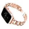 Metal Chain Stainless Steel Strap For Apple Watch Ultra 8 7 SE 6 5 4 3 Series Luxury Ladies Bracelet Iwatch Bands 49mm 42mm 40mm 38mm Replace Wristbands Accessories 1pcs