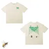 2023 Designer Shirts Zomer Heren T-shirts Dames RhudeS Ontwerpers Voor Mannen Tops Brief Polo's Borduren T-shirts Kleding T-shirt Met Korte Mouwen Grote T-stukken