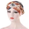 Bonnets Beanie / Skull Caps Chapeaux Europe et États-Unis Tie-dye Lait Soie Velours Tresses Court Peut Cacher Cheveux Foulard Cap 187