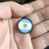 Partys Spilla bandiera nazionale del Regno Unito Spilla da calcio della Coppa del mondo Banchetto di alta classe Decorazione regalo per feste Accessori commemorativi in cristallo per badge in metallo