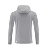 Ll Men New Sport Zipper Hooded Jacket Casual Bretable Outdoor Jogger Outfit vandring Cardigan Material Outwear 105