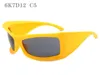 Okulary przeciwsłoneczne dla mężczyzn Kobiety Sport Modny Sport Sunglowe Kolarstwo Kolarstwo Słońce Męskie Inteoors SUNGlass Unisex Luksusowe duże projektanty okulary przeciwsłoneczne 6K7D12